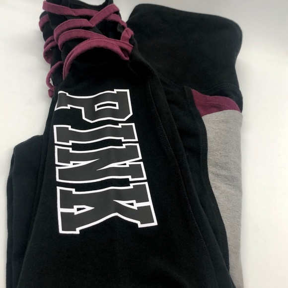 XS Victoria’s Secret PINK Strappy Leggings - Picture 3 of 6